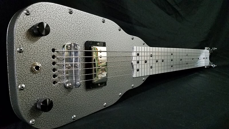 

Электрогитара Fouke Industrial Guitars DECO 6 Baritone Aluminum lap steel guitar