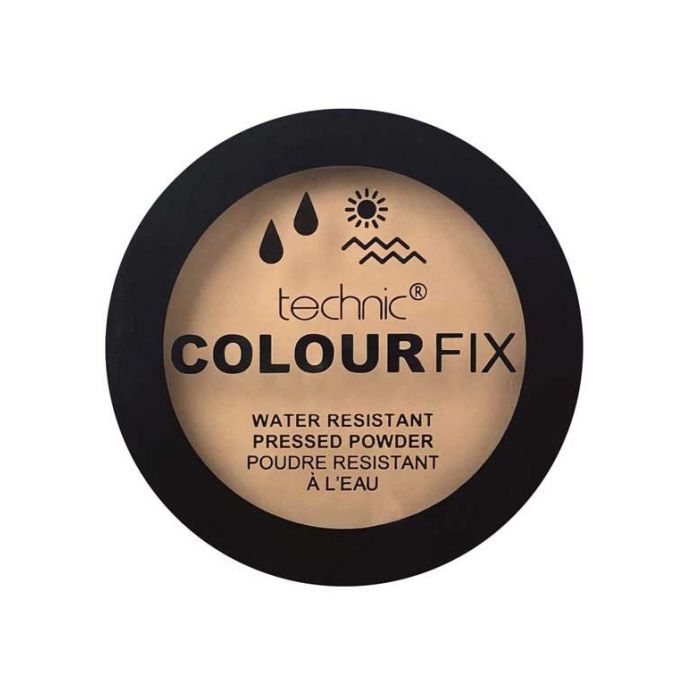 цена Пудра для лица Polvos Compactos Colour Fix Water Resistant Technic, Pecan