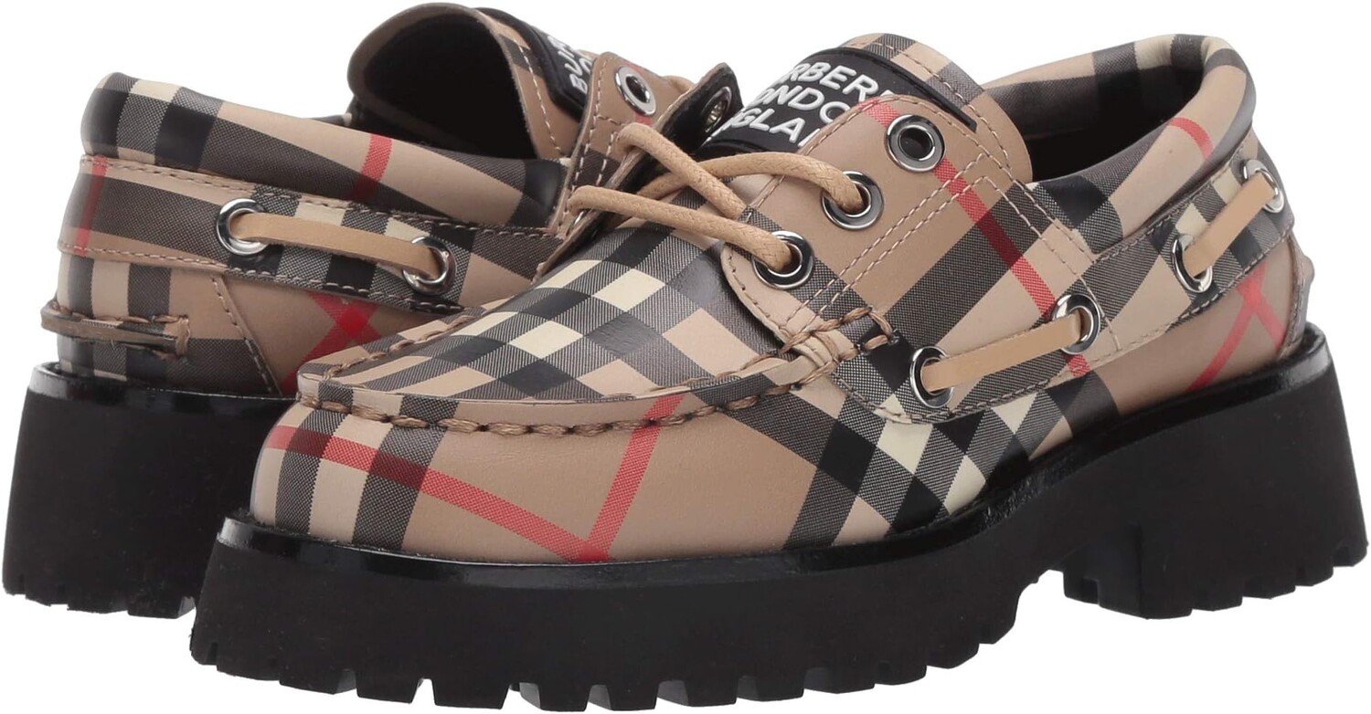 

Оксфорды Elverton Burberry, цвет Archive Beige