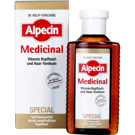 Alpecin Лекарственный специальный витаминный лосьон для волос 200мл семена лекарственный огород витаминный