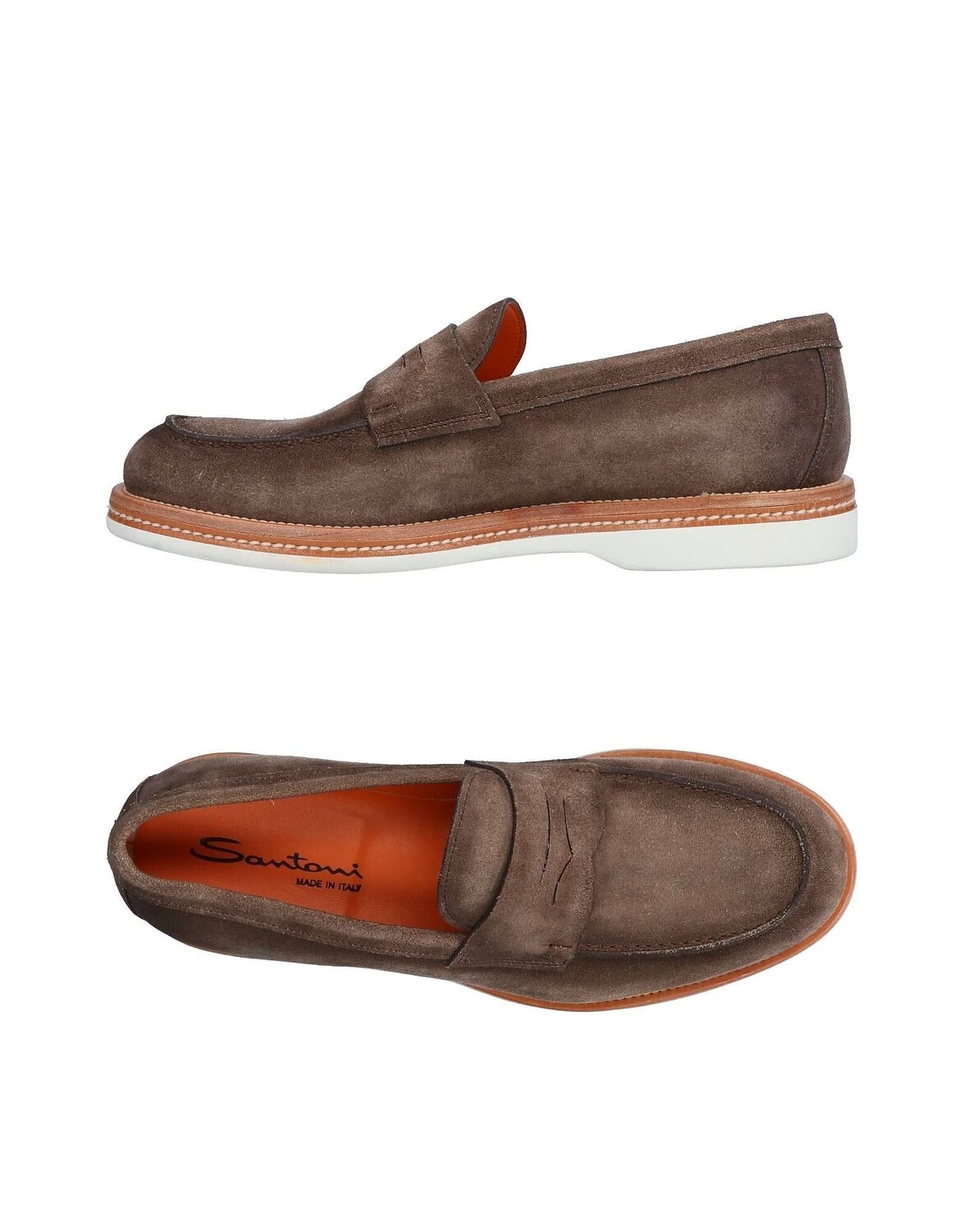 

Лоферы Santoni, серый