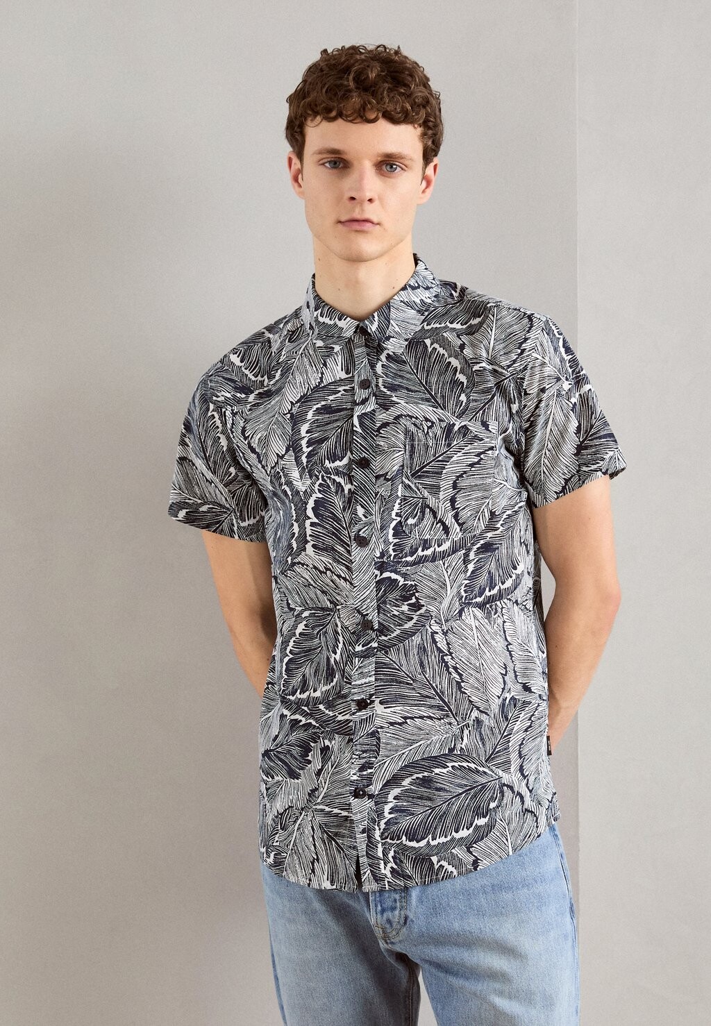 

Рубашка INDICODE JEANS, темно-синий