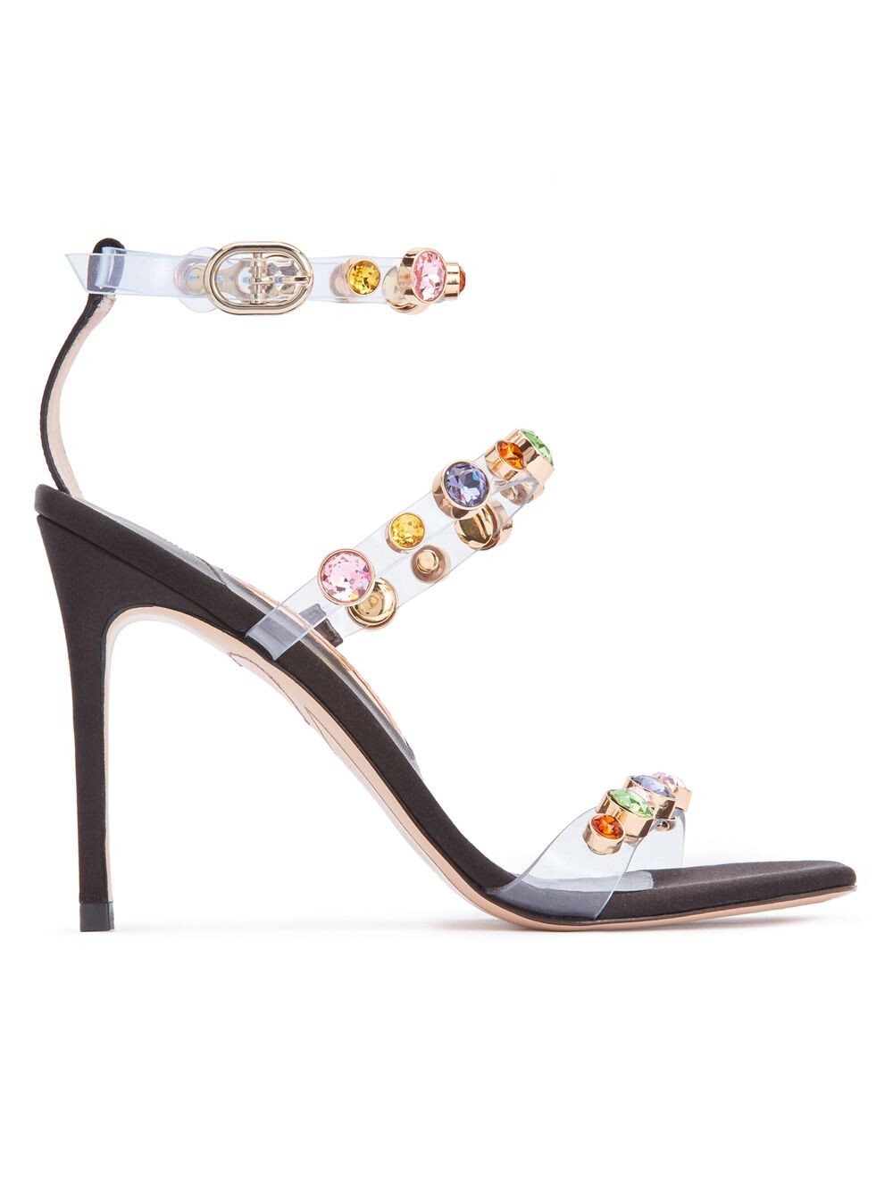 

Сандалии Rosalind Gem из ПВХ Sophia Webster, черный