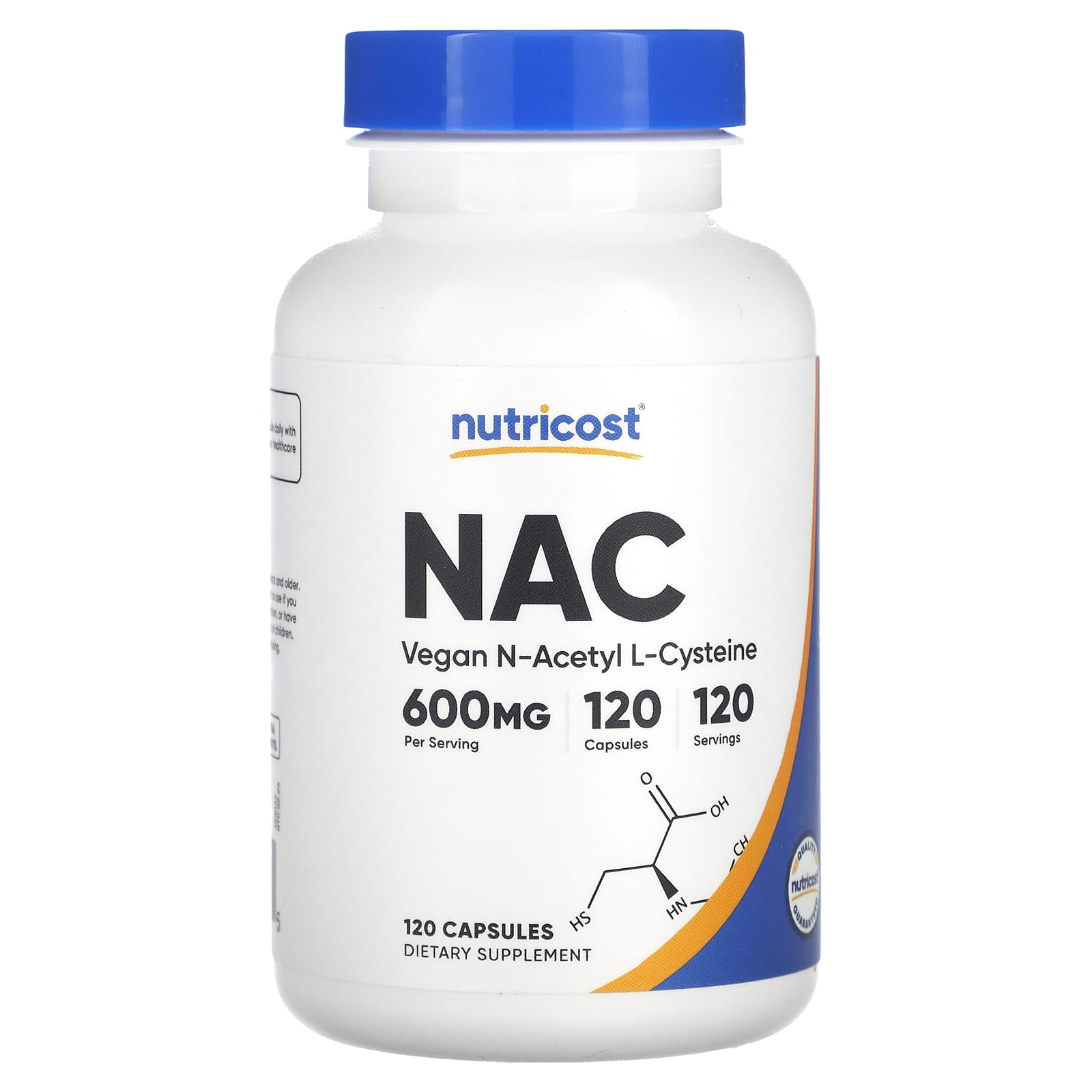 

NAC, 600 мг, 120 капсул, Nutricost