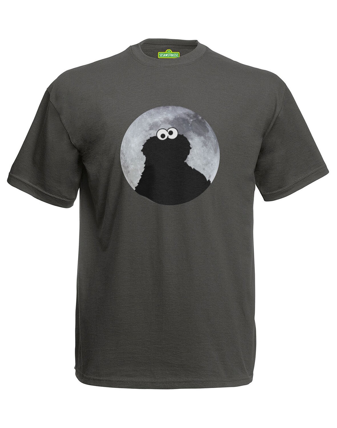 

Футболка Sesamstraße Cookie Monster Moonnight, серый