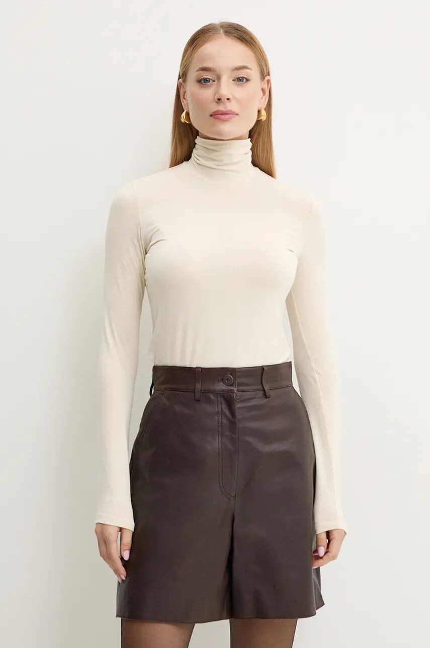

Рубашка Weekend Max Mara с длинными рукавами, бежевый