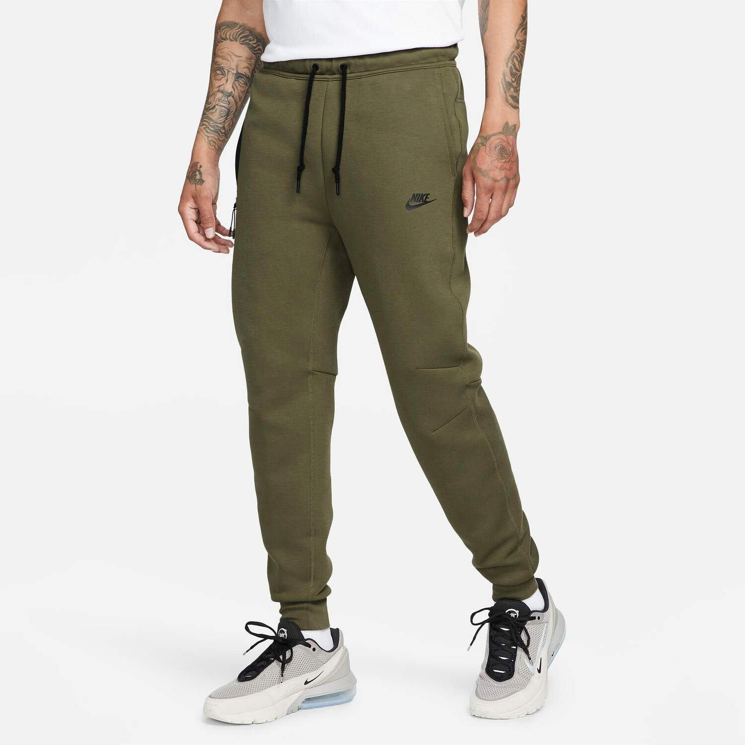 

Мужские брюки для бега из флиса Nike Sportswear Tech, зеленый