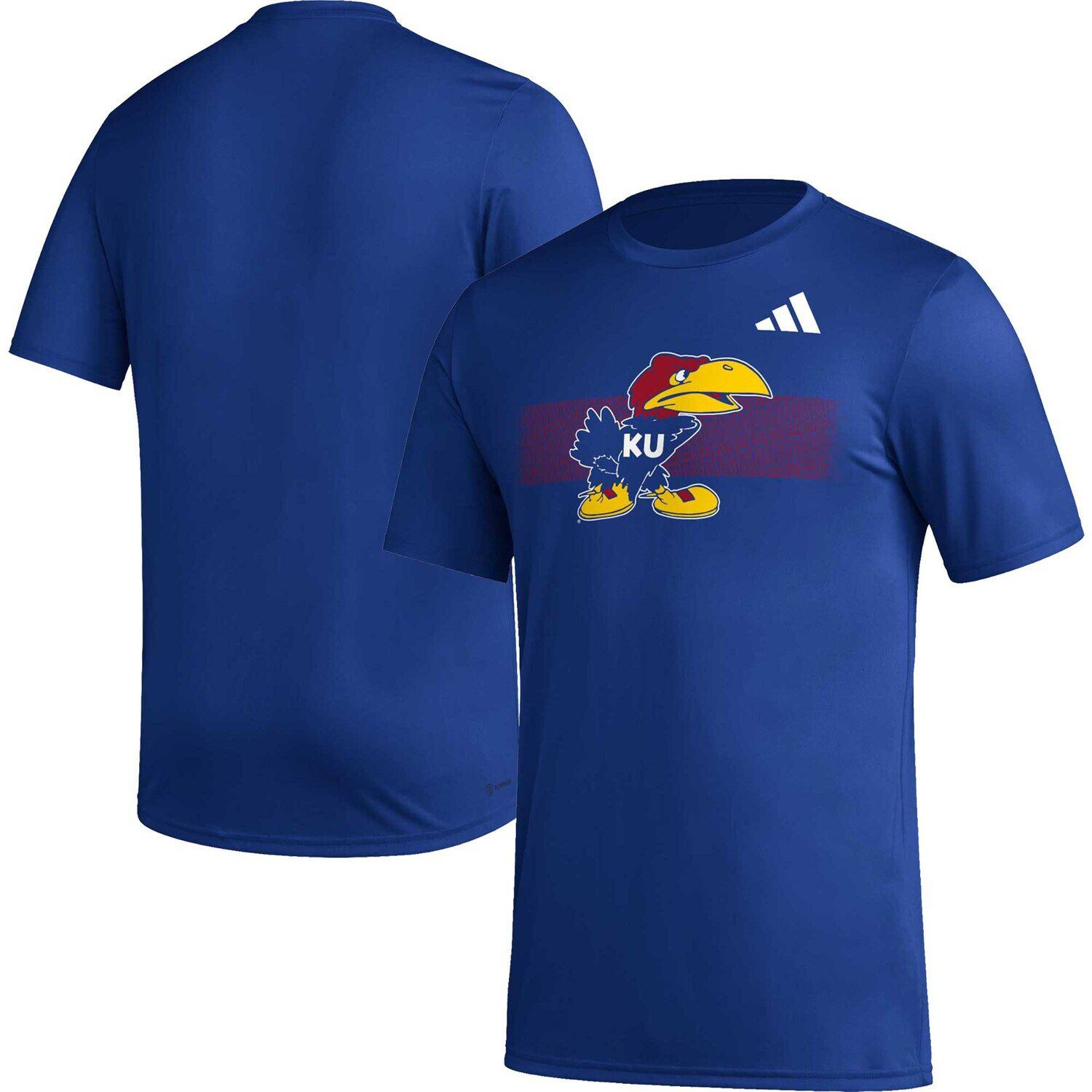 

Мужская футболка Royal Kansas Jayhawks Pregame AEROREADY adidas
