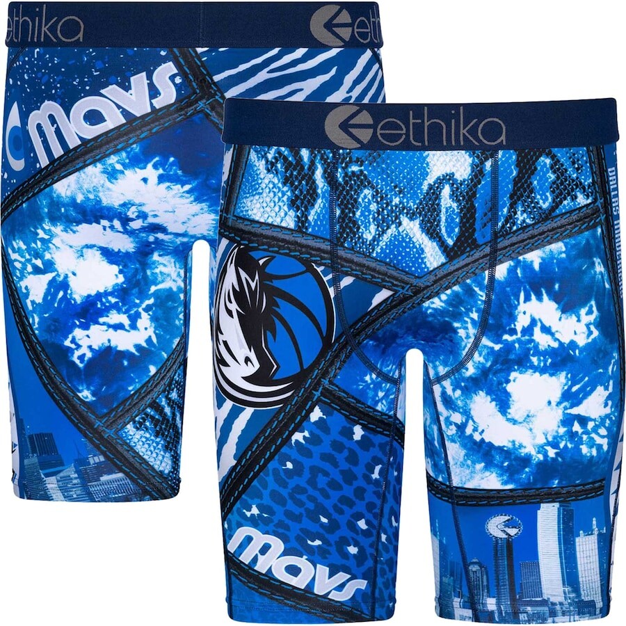 

Боксеры Ethika Dallas Mavericks, синий