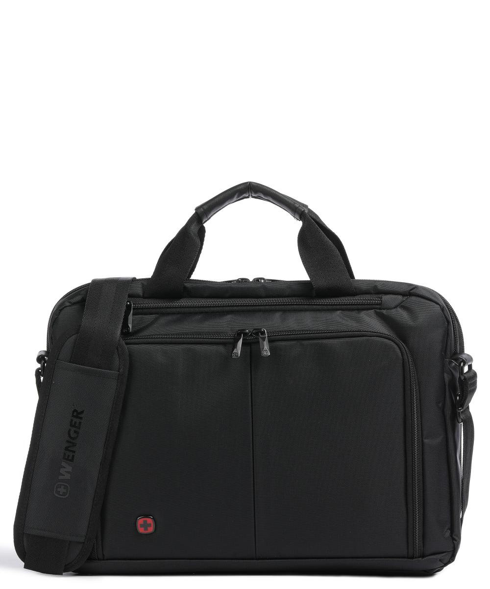 Сумка для ноутбука Modern Source 16 дюймов из переработанного полиэстера Wenger, черный рюкзак для ноутбука modern reload 14″ из переработанного полиэстера wenger черный