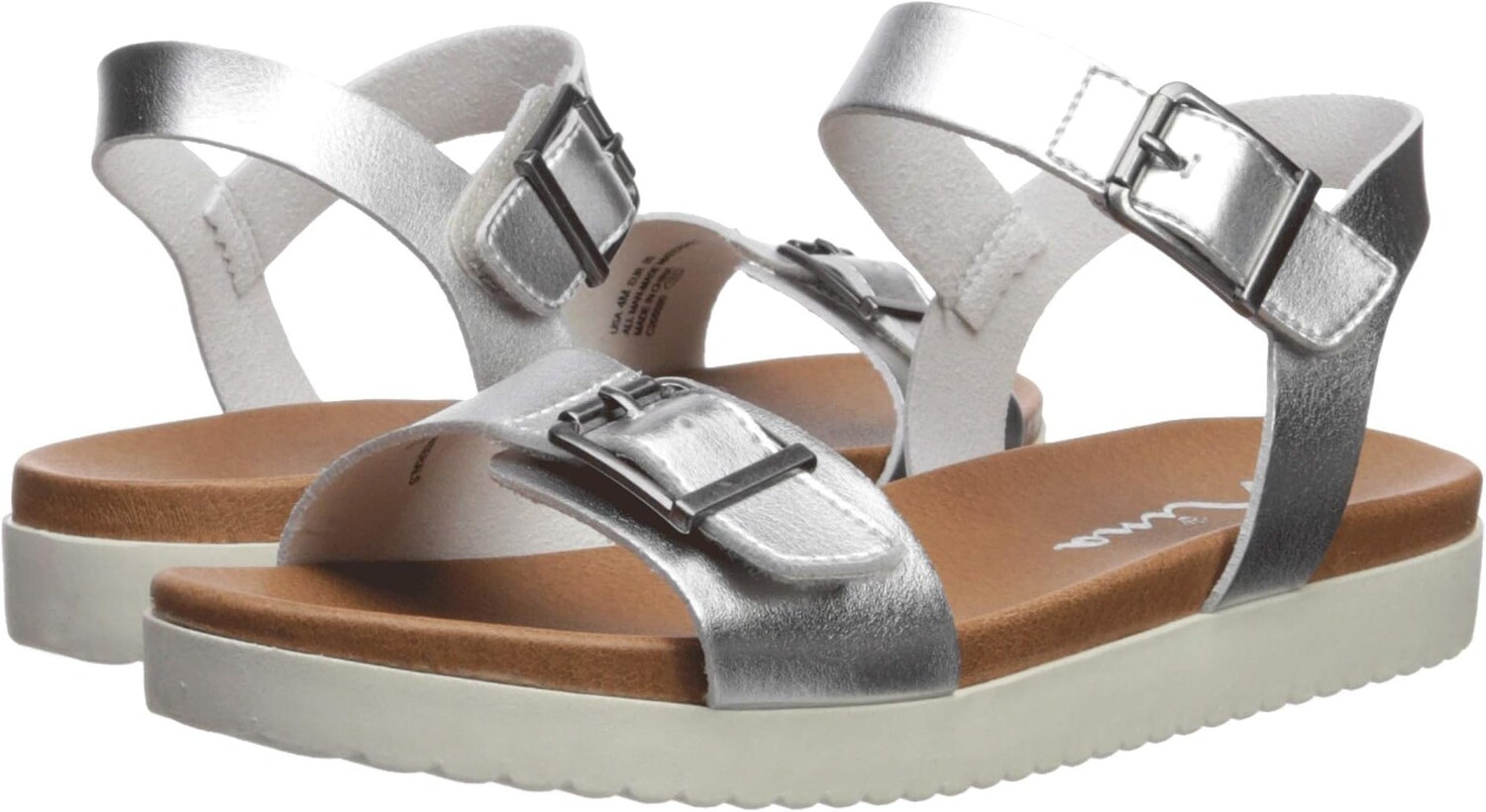 

Сандалии на плоской подошве Jacklin 3 Nina, цвет Silver Metallic