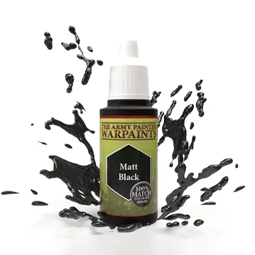 

Аксессуары Army Painter Warpaint: Matte Black (18ml)