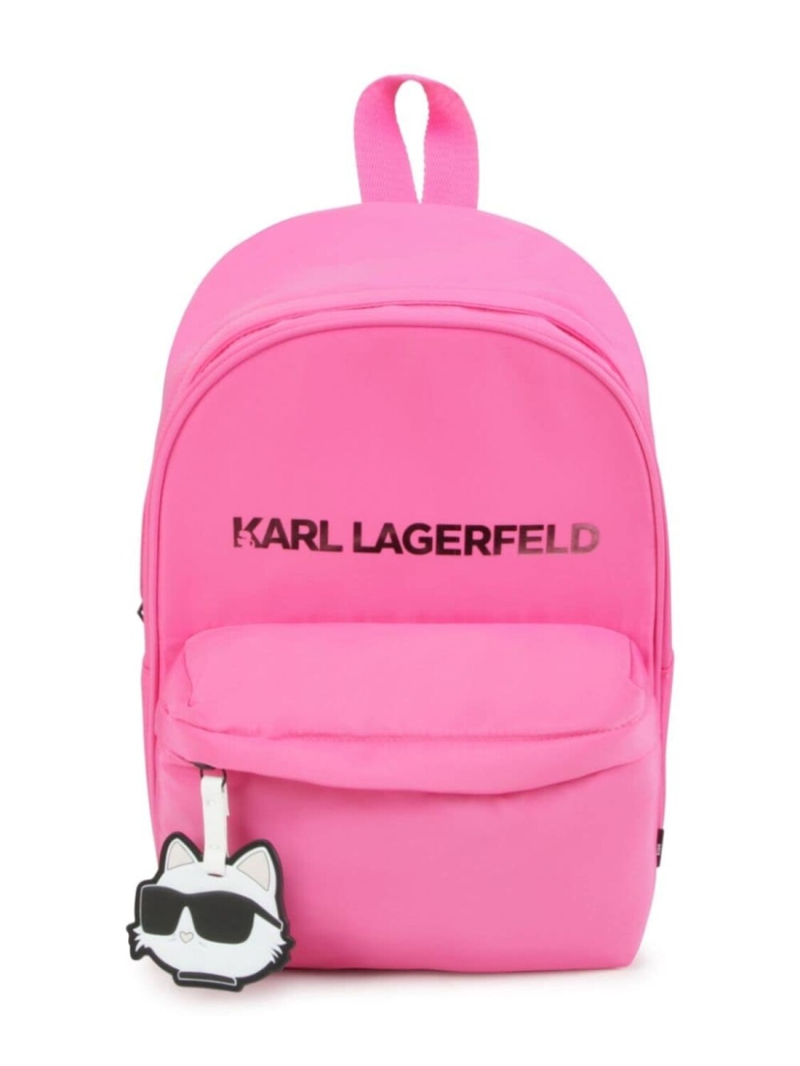 

Karl Lagerfeld Kids рюкзак из канваса с логотипом, розовый