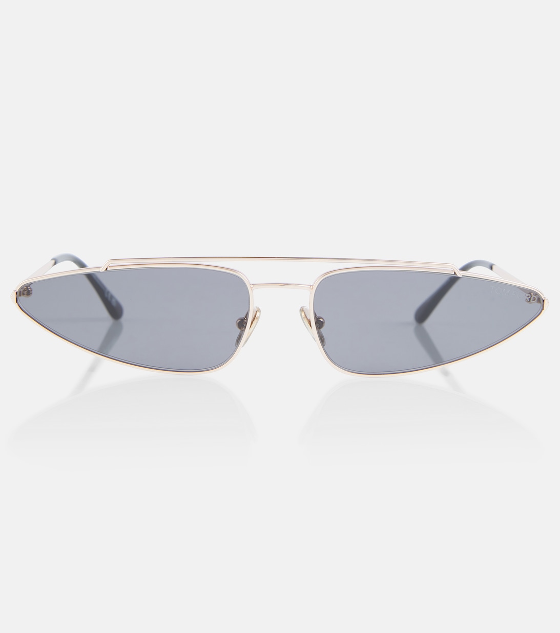 Солнцезащитные очки-авиаторы Tom Ford, золотой солнцезащитные очки tom ford авиаторы оправа металл с защитой от уф для мужчин золотой