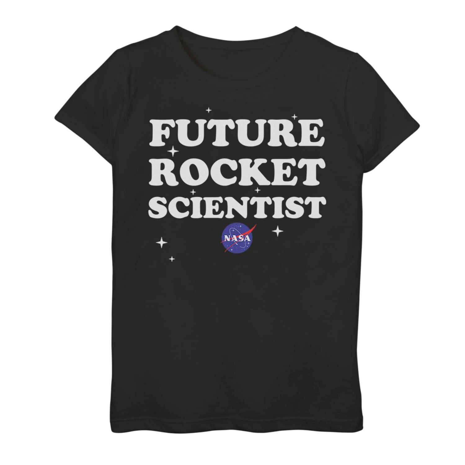 

Футболка с логотипом NASA Future Rocket Scientist для девочек 7–16 лет Licensed Character