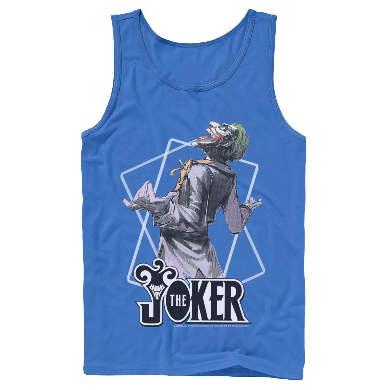 

Мужская майка DC Comics The Joker Card Outline