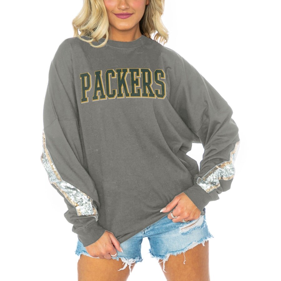 

Футболка с длинным рукавом Gameday Couture Green Bay Packers, серый