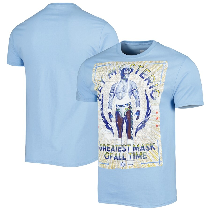 

Футболка с коротким рукавом WWE Authentic Rey Mysterio, синий