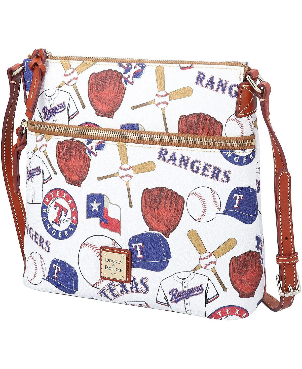 

Женская сумка через плечо Texas Rangers Gameday Dooney & Bourke, белый