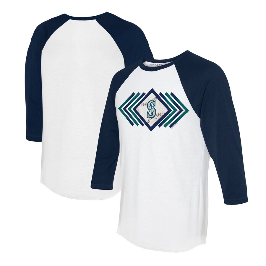 

Футболка с длинным рукавом Tiny Turnip Seattle Mariners, белый