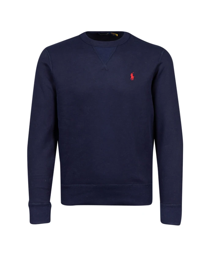 

Классический свитер с круглым вырезом Ralph Lauren, синий