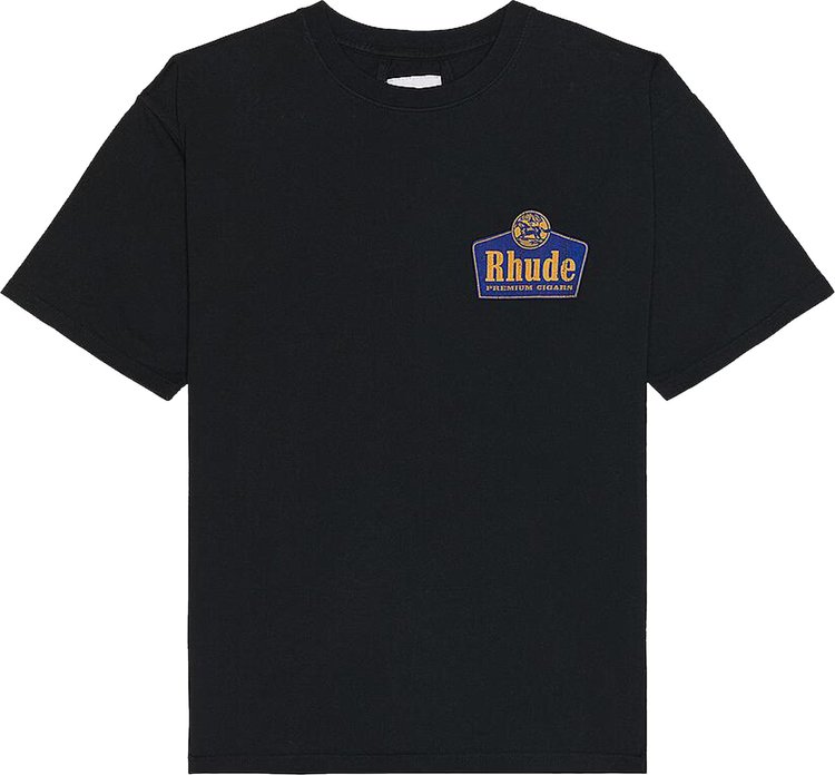 Футболка Rhude Grand Cru 'Vintage Black', черный футболка rhude sales and service vintage black черный