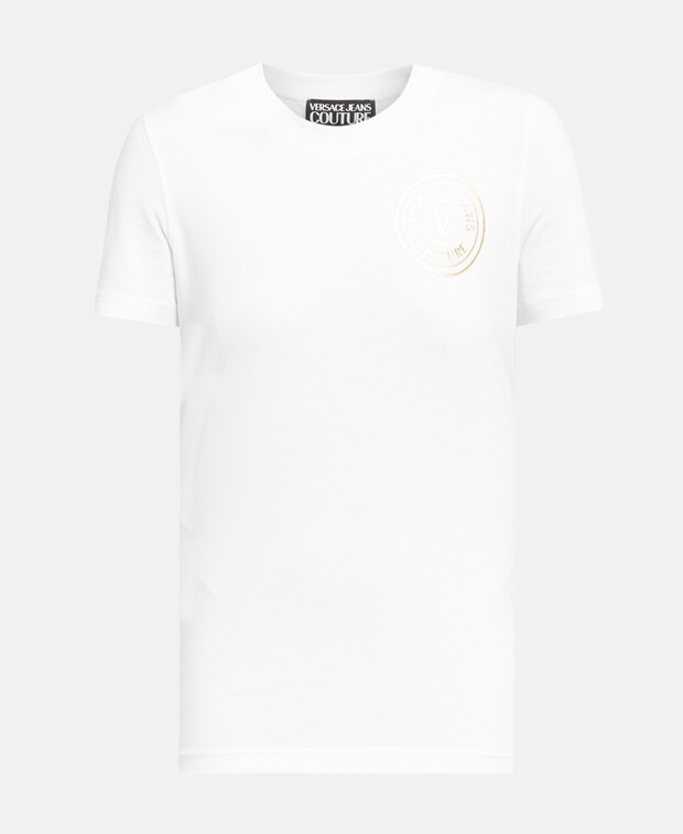 

Футболка Versace Jeans Couture, белое золото