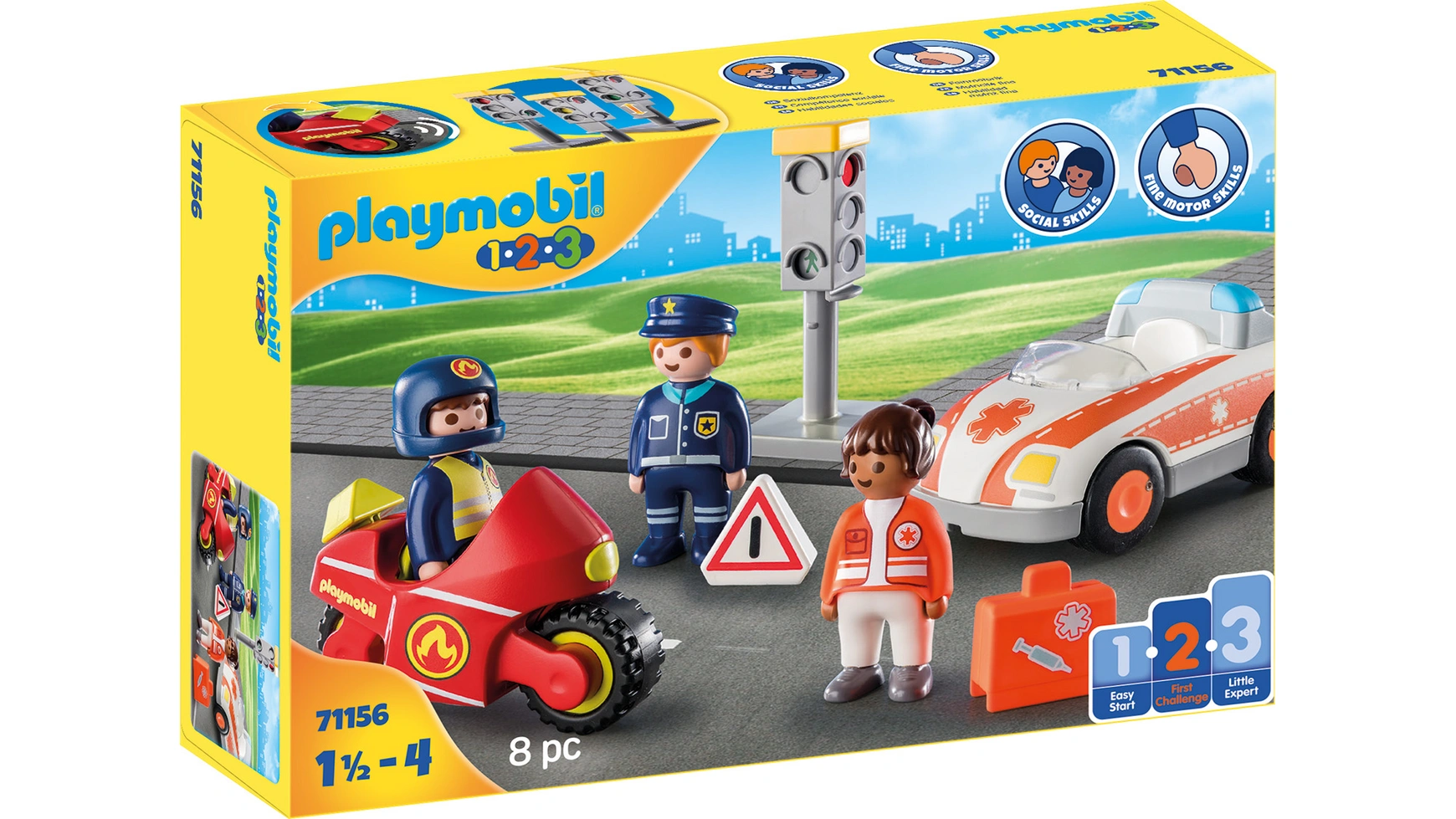 playmobil конструктор арт 71156 everyday heroes герои повседневности 123 герои повседневной жизни Playmobil