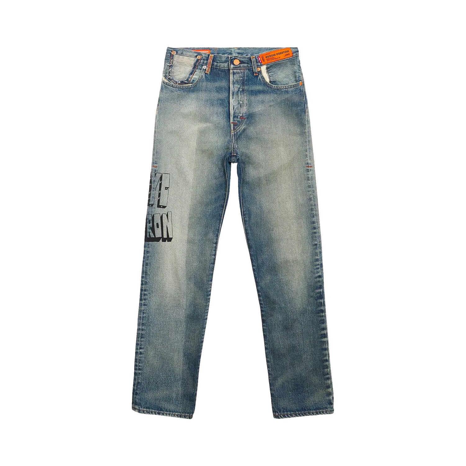 

Джинсы прямого кроя Heron Preston x Levis, синие