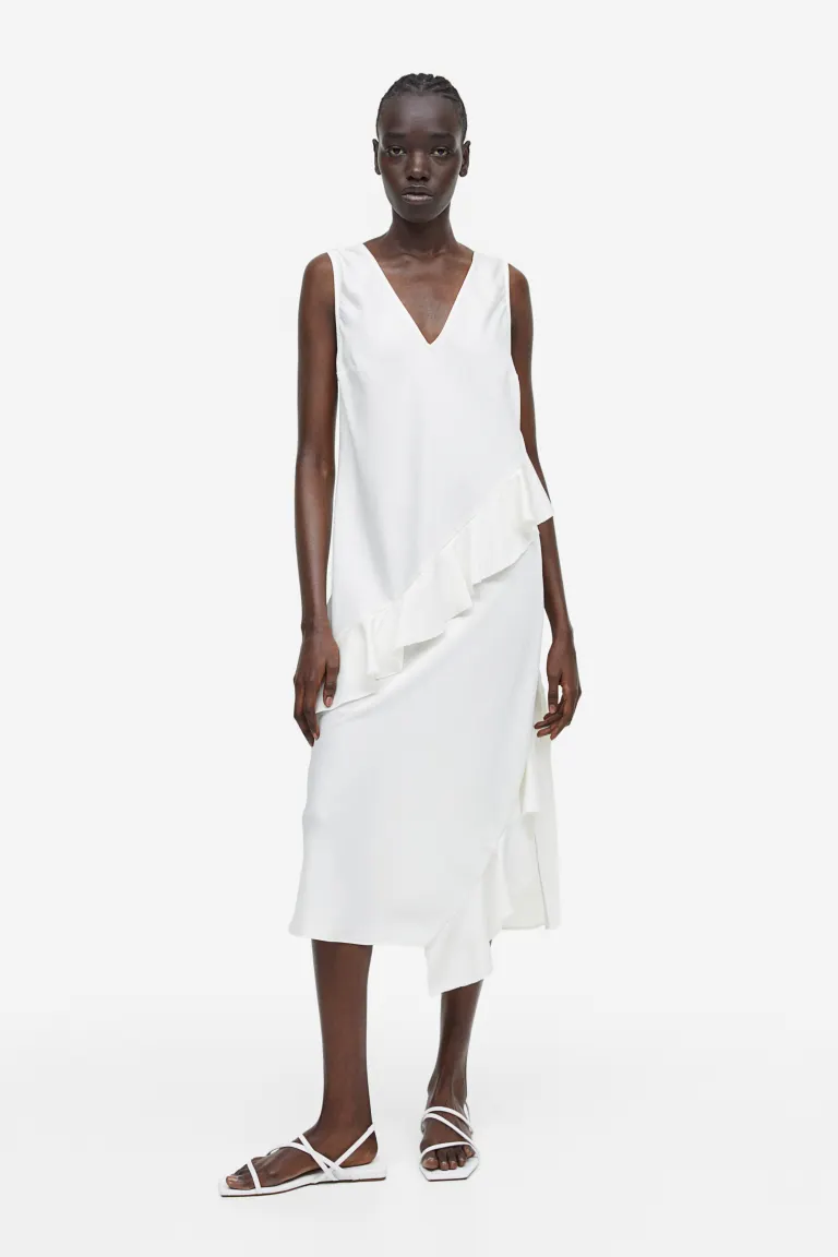 

Сандалии с ремешками H&M, белый