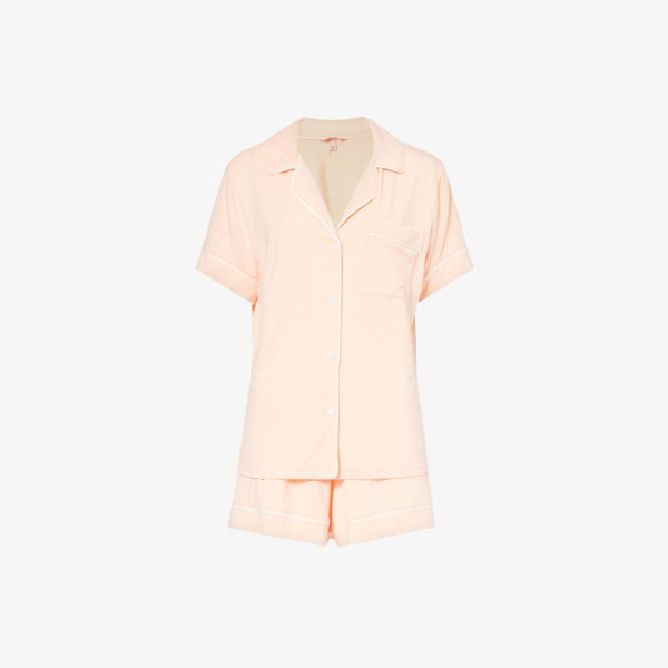 Пижама gisele из эластичного джерси с отделкой окантовкой Eberjey, цвет peach parfait/ivory свитшот gap цвет peach parfait