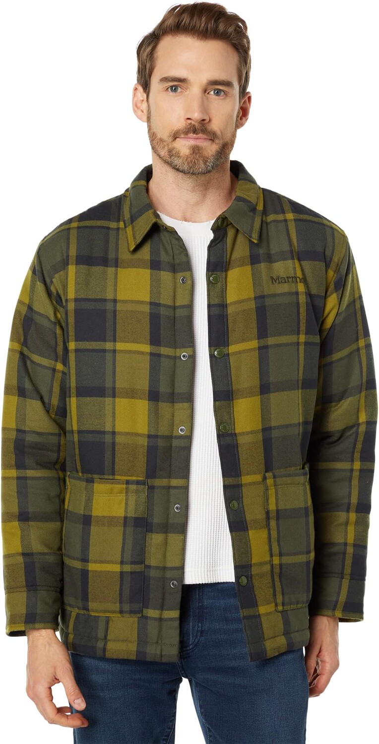 

Куртка Lanigan Flannel Chore Coat Marmot, цвет Nori