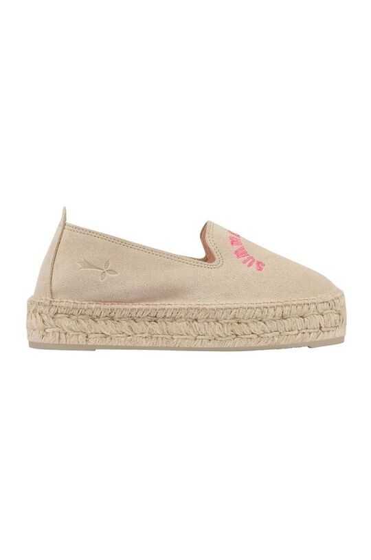 

Замшевые эспадрильи Summerland Embroidery Manebi, бежевый