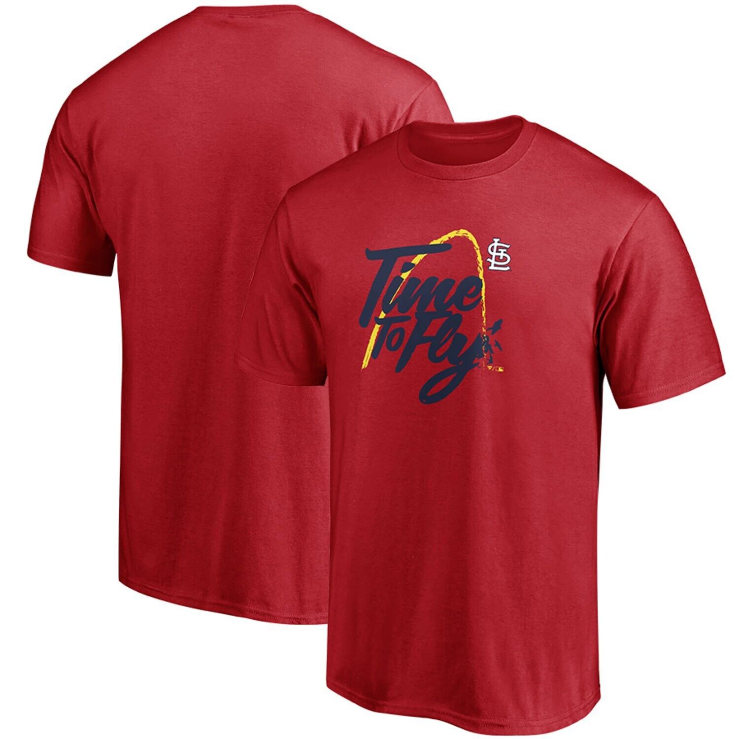 

Мужская красная футболка St. Louis Cardinals Local, Красный