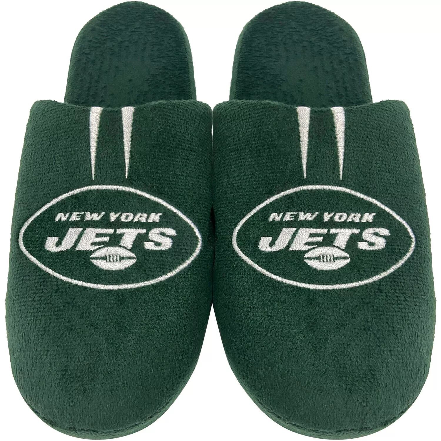 

Мужские полосатые тапочки FOCO New York Jets Team