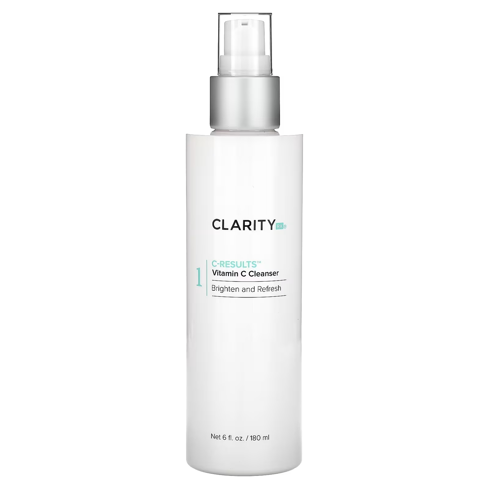 ClarityRx C-Results Очищающее средство с витамином С, 6 жидких унций (180 мл) derma e очищающее средство против морщин гликолевая кислота с витамином а 175 мл 6 жидких унций