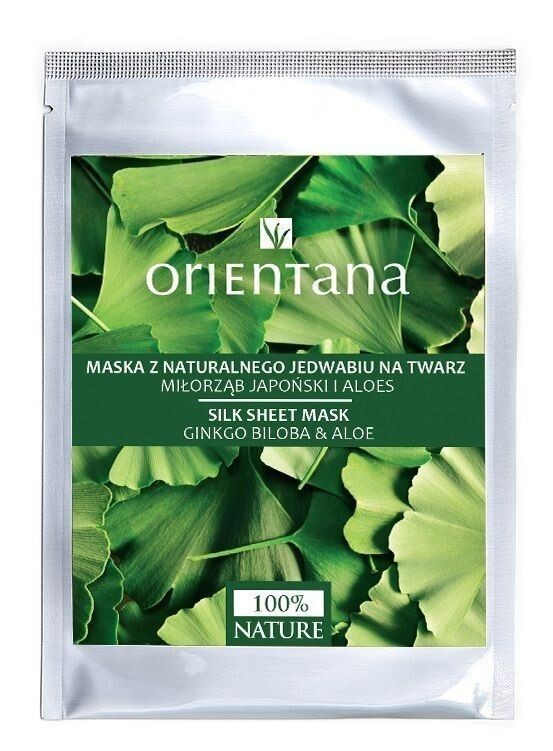 

Orientana Miłorząb Japoński i Aloes тканевая маска для лица, 1 шт.