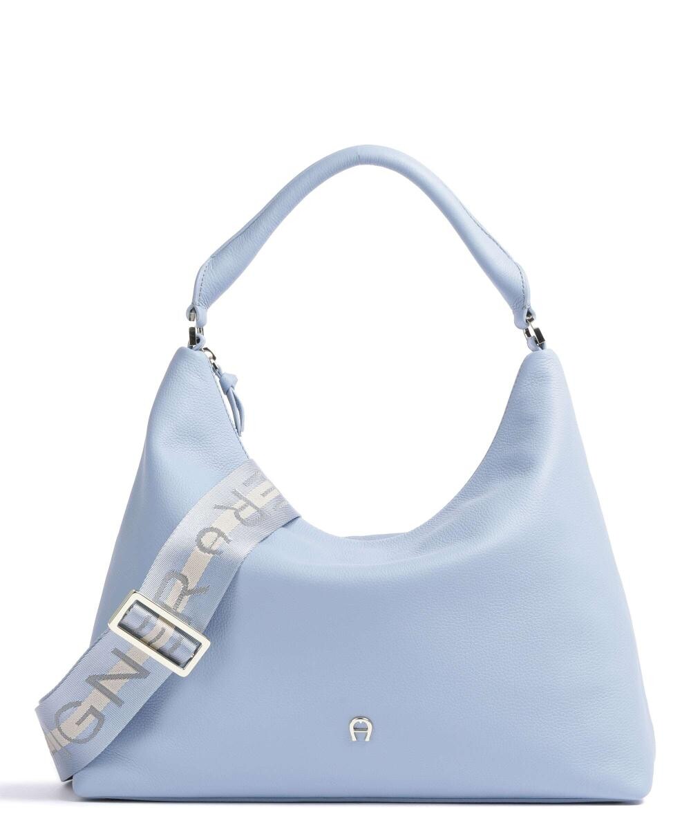 

Сумка-ведро Zita из зерненой коровьей кожи Aigner, синий