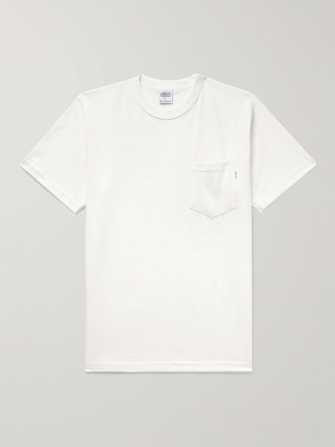 

Футболка из хлопкового джерси Randy'S Garments, белый