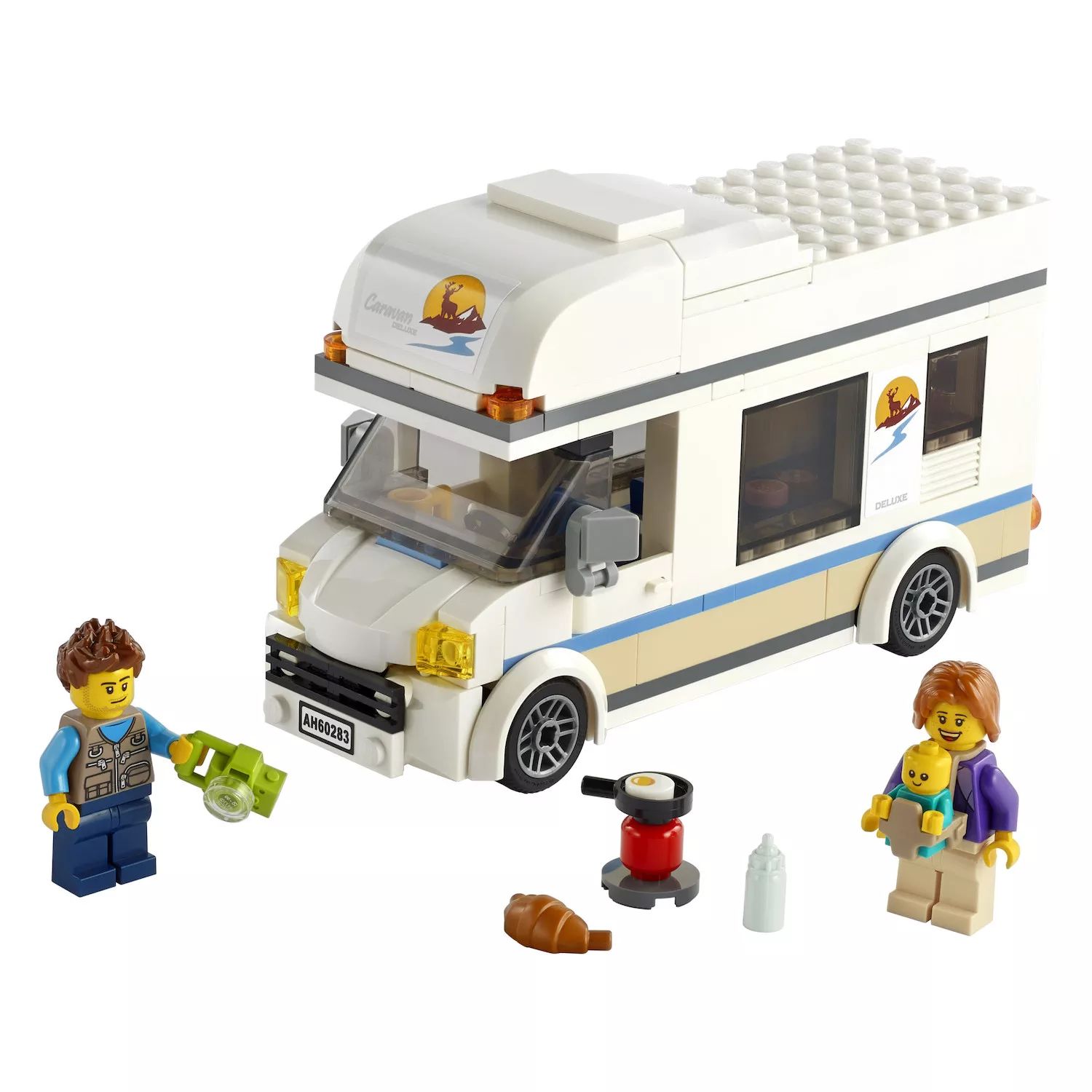 LEGO City Holiday Camper Van Building Kit 60283 (190 деталей) LEGO конструктор lego city отпуск в доме на колесах 190 дет 60283
