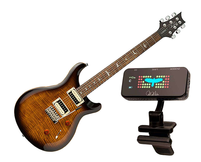 

Электрогитара PRS SE Custom 24 - Black Gold Sunburst + PRS Clip-On Tuner
