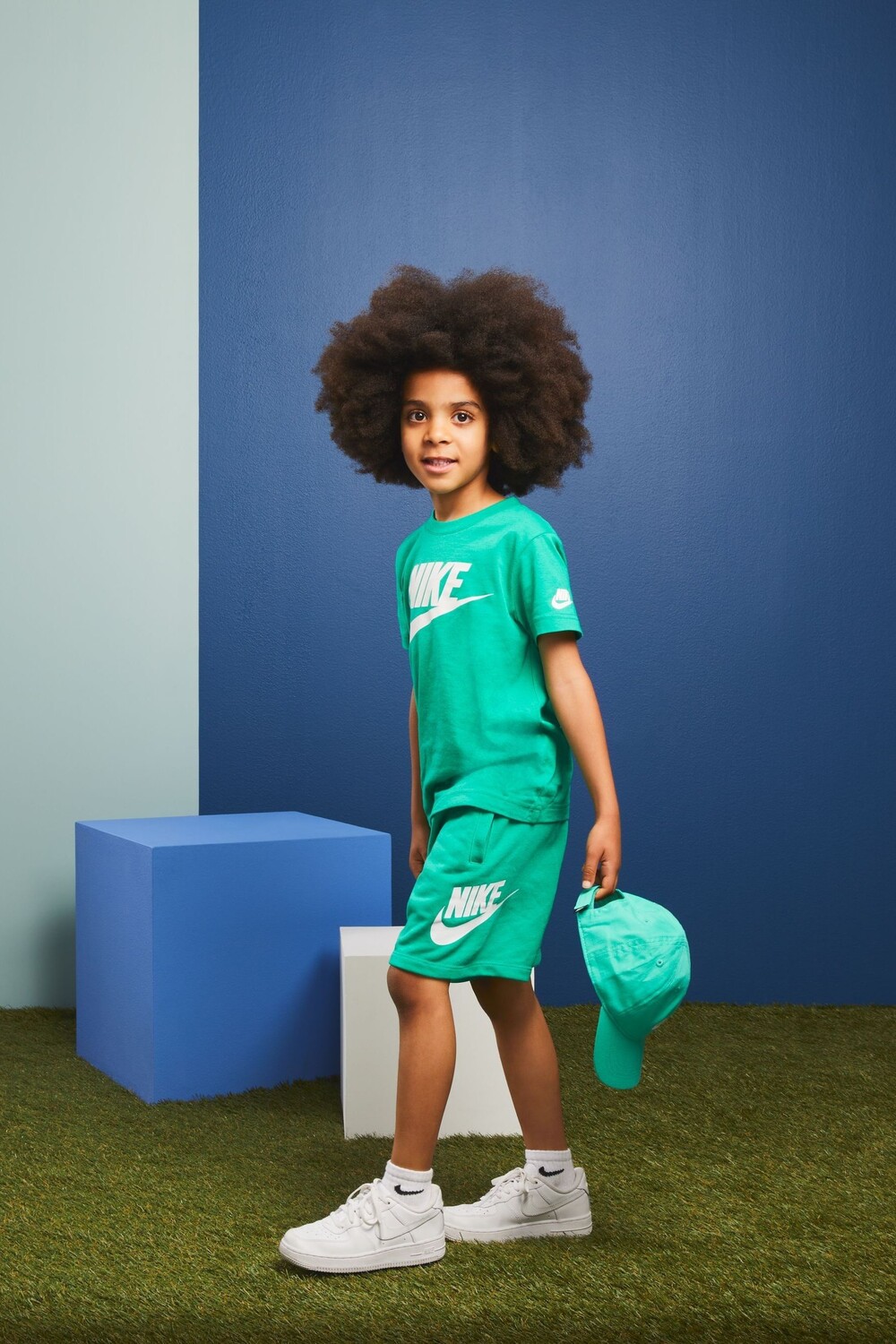 

Футболка Futura для малышей Nike, зеленый