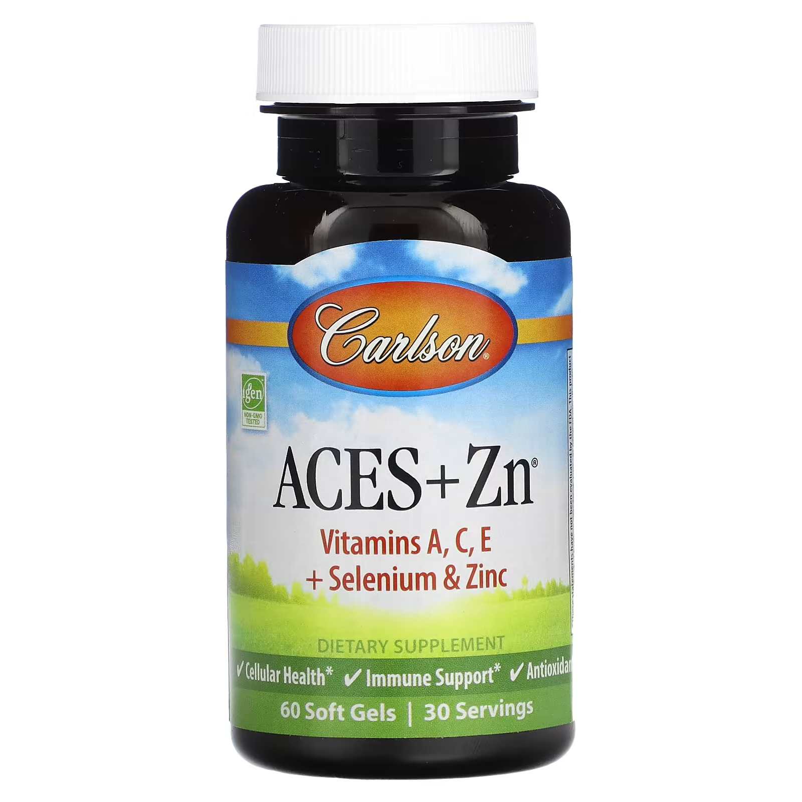 Carlson Aces + Zn 60 в мягких капсулах carlson aces omega 60 мягких таблеток