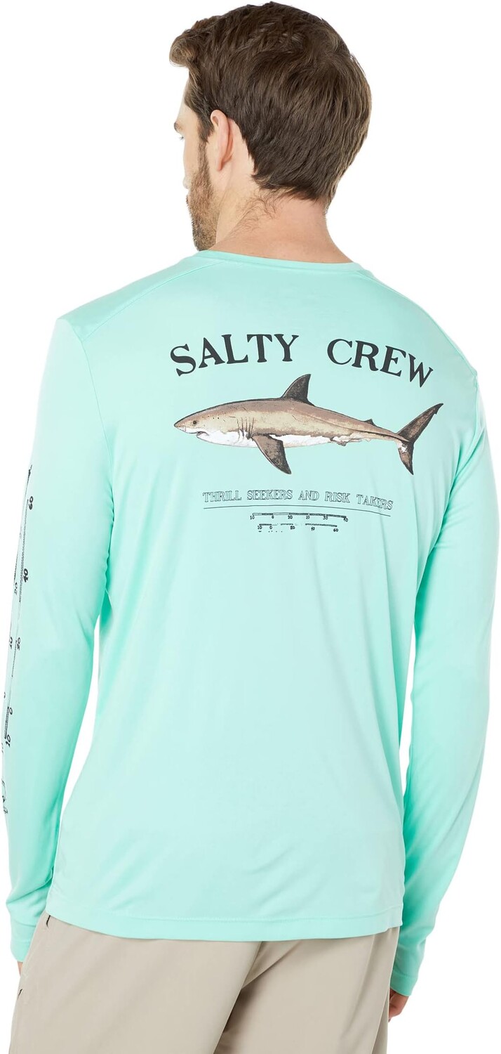 

Футболка Брюса с длинными рукавами Salty Crew, цвет Sea Foam