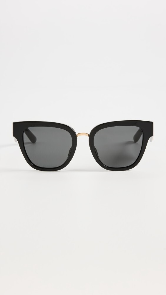 

Солнцезащитные очки Dolce & Gabbana Metal Nose Bridge, черный