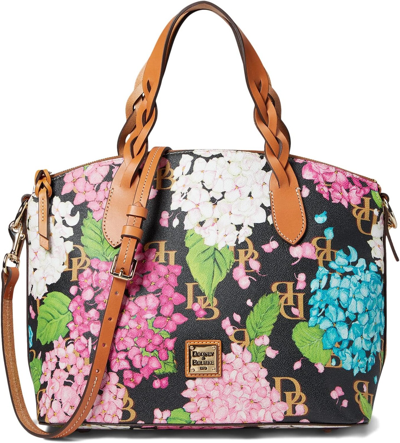

Сумка Hydrangea Monogram Celeste Dooney & Bourke, черный