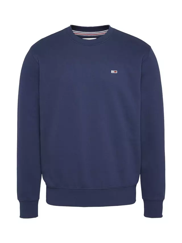 

Толстовка Tommy Hilfiger Tommy Jeans Fleece Crew Neck, цвет twilight/navy
