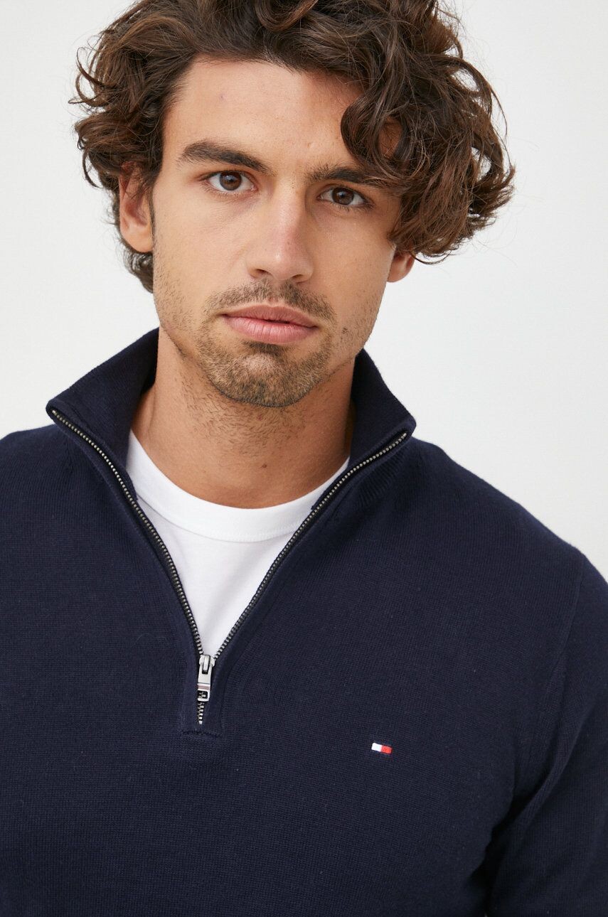 

Свитер Tommy Hilfiger с добавлением кашемира, темно-синий