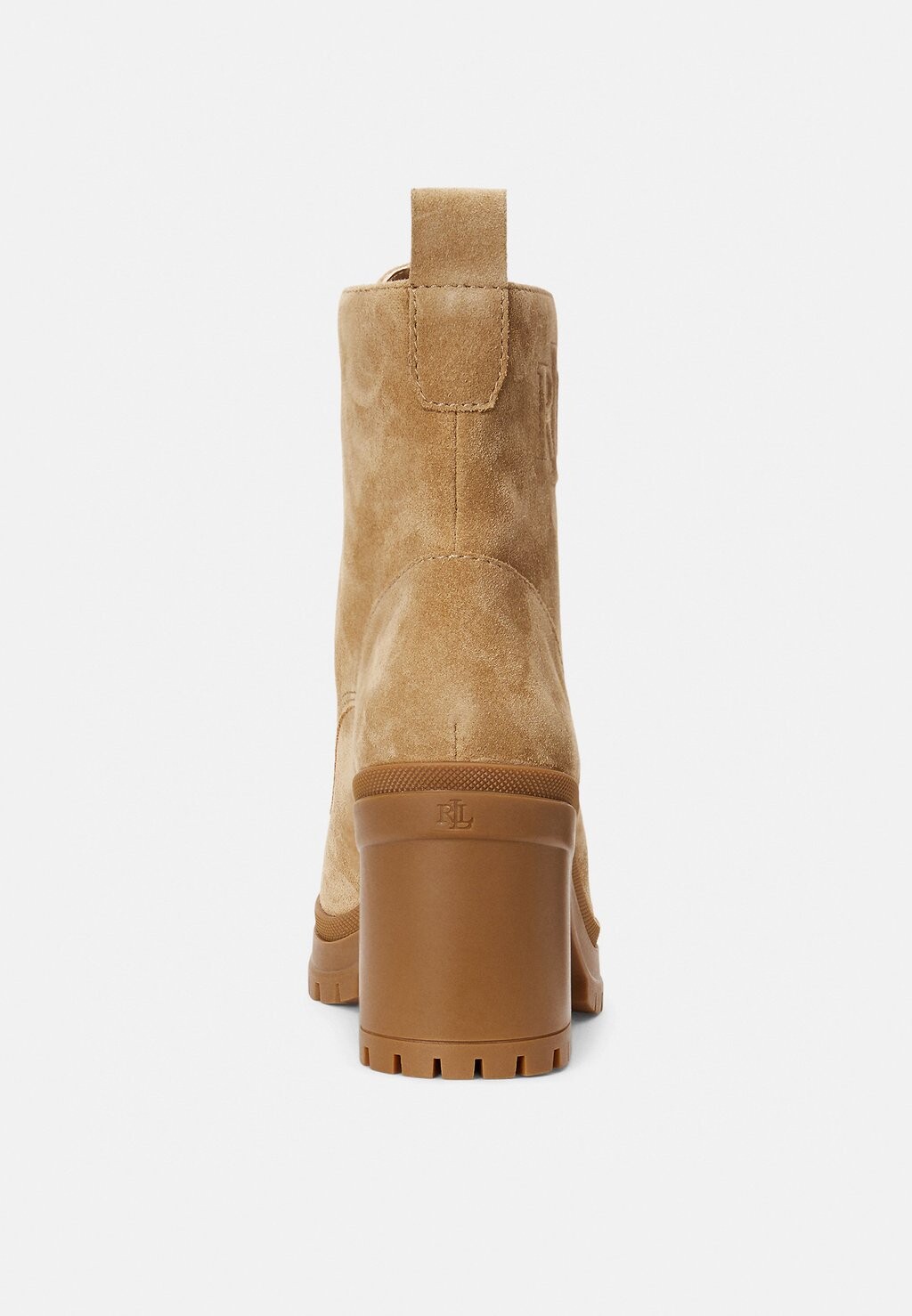 

Ботильоны на платформе CAMERON SUEDE BOOTIE Ralph Lauren, цвет Camel