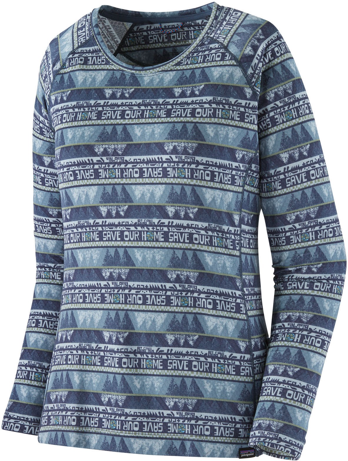 Рубашка Crew Capilene средней плотности – женская Patagonia, синий